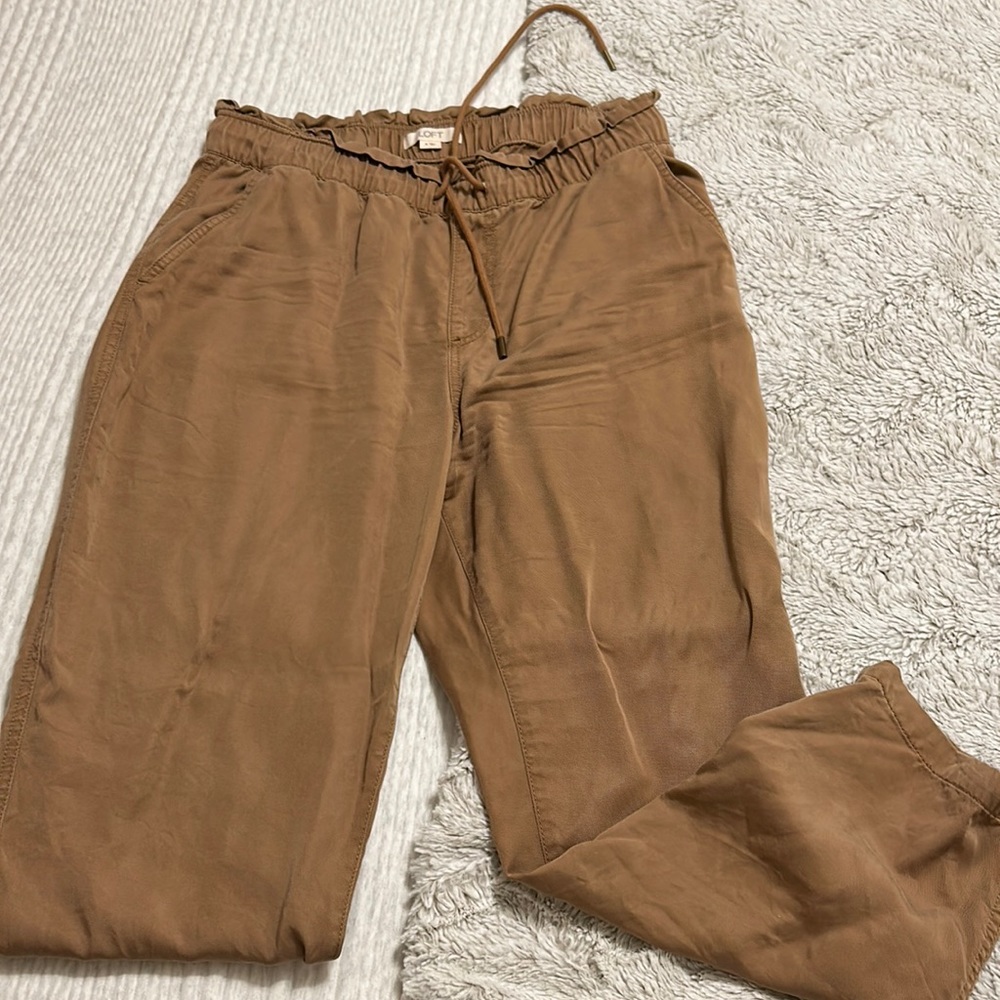Loft pull up joggers